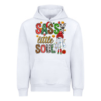 White Sassy litte soul Urban Hoodie - NancyCooperArtShop