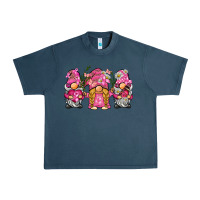 Midnight Navy breast cancer gnome Urban Heavy Tee - BarkalooDesign