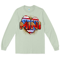 Matcha American mini heart Long Sleeve Tee - Zillion Design Studio