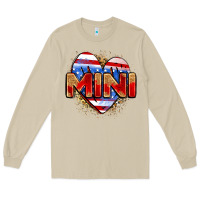 Mushroom American mini heart Long Sleeve Tee - Zillion Design Studio