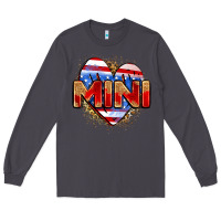 Smoke American mini heart Long Sleeve Tee - Zillion Design Studio