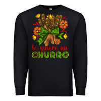 Black Te Gueiro un churro Premium Sweatshirt - AdoDesignShop