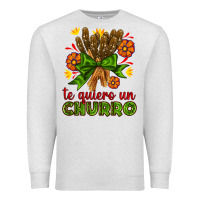 Oatmeal Heather Te Gueiro un churro Premium Sweatshirt - AdoDesignShop