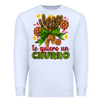 White Te Gueiro un churro Premium Sweatshirt - AdoDesignShop