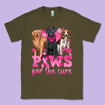 Paws For The Cure Classic Tee Designed By Texasbilliewilder