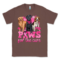 Chestnut Paws For The Cure Classic Tee - texasbilliewilder