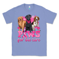 Colony Blue Paws For The Cure Classic Tee - texasbilliewilder