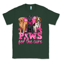 Sports Green Paws For The Cure Classic Tee - texasbilliewilder