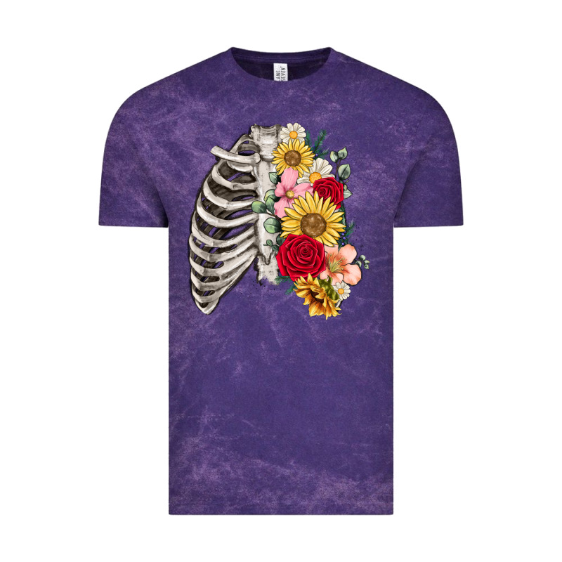 Floral Ribcage Vintage Tee by MaliasSmallBusiness | Teevron