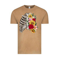 Vintage Camel floral ribcage Vintage Tee - MaliasSmallBusiness