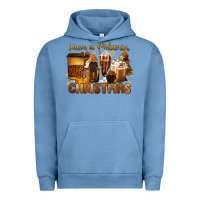 Pigment Pebble Blue have a melanin christmas coffee cups Urban Hoodie - MaliasSmallBusiness