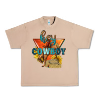 Burro hey cowboy with sunflowers Urban Heavy Tee - texasbilliewilder