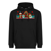 Black lady of guadalupe coffee cups libbey glass Heavyweight Hoodie - Jasminsmagicworld