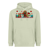 Matcha lady of guadalupe coffee cups libbey glass Heavyweight Hoodie - Jasminsmagicworld