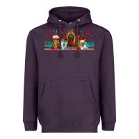 Plum lady of guadalupe coffee cups libbey glass Heavyweight Hoodie - Jasminsmagicworld
