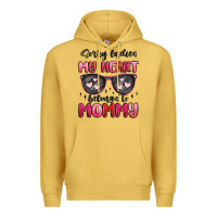 Antique Gold sorry ladies my heart belongs to mommy Premium Hoodie - MaliasSmallBusiness