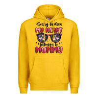 Lemon sorry ladies my heart belongs to mommy Premium Hoodie - MaliasSmallBusiness