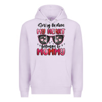Lilac sorry ladies my heart belongs to mommy Premium Hoodie - MaliasSmallBusiness