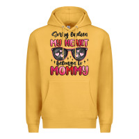 Mustard sorry ladies my heart belongs to mommy Premium Hoodie - MaliasSmallBusiness