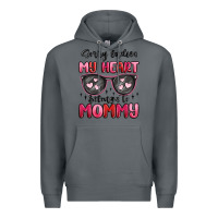 Rock sorry ladies my heart belongs to mommy Premium Hoodie - MaliasSmallBusiness
