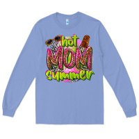 Colony Blue hot mom summer Long Sleeve Tee - texasbilliewilder