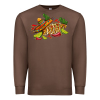 Chestnut mexican elote corn sombrero lime and  cactus Premium Sweatshirt - AdoDesignShop