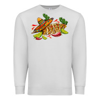 Dove Grey mexican elote corn sombrero lime and  cactus Premium Sweatshirt - AdoDesignShop