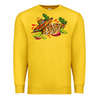 Lemon mexican elote corn sombrero lime and  cactus Premium Sweatshirt - AdoDesignShop