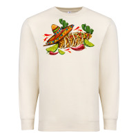 Sandshell mexican elote corn sombrero lime and  cactus Premium Sweatshirt - AdoDesignShop