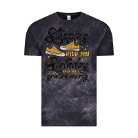 Cloud Black stepping into my birthday with god s grace and mer Vintage Tee - MaliasSmallBusiness