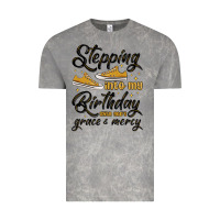 Cloud Rock stepping into my birthday with god s grace and mer Vintage Tee - MaliasSmallBusiness