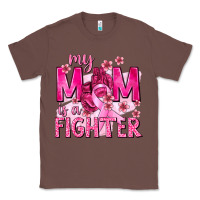 Chestnut My Mom Is a Fighter with Ribbon Classic Tee - texasbilliewilder