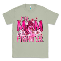 Matcha My Mom Is a Fighter with Ribbon Classic Tee - texasbilliewilder