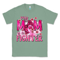 Sage My Mom Is a Fighter with Ribbon Classic Tee - texasbilliewilder