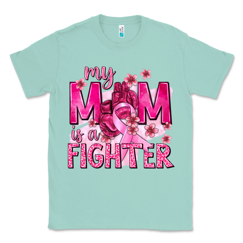 My Mom Is A Fighter With Ribbon Classic Tee by texasbilliewilder | Teevron