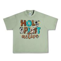 Oil Green holy spirit active Urban Heavy Tee - texasbilliewilder
