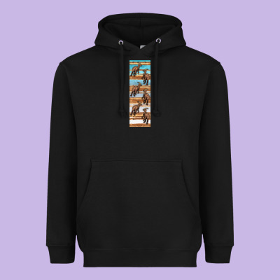 Dinosaur Parasaurolophus Pen Wrap Heavyweight Hoodie Designed By Artiststas
