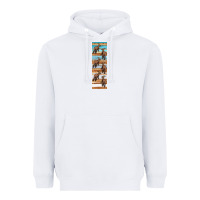 White dinosaur parasaurolophus pen wrap Heavyweight Hoodie - Artiststas