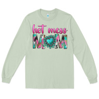 Matcha hot mess mom Long Sleeve Tee - texasbilliewilder