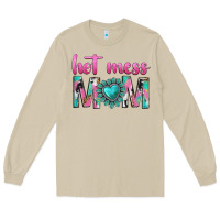 Mushroom hot mess mom Long Sleeve Tee - texasbilliewilder