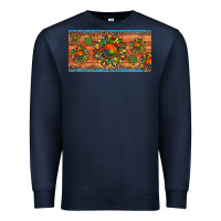 Navy autism awareness sunflower puzzle license plate Premium Sweatshirt - Artiststas