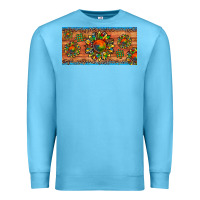 Ocean Blue autism awareness sunflower puzzle license plate Premium Sweatshirt - Artiststas