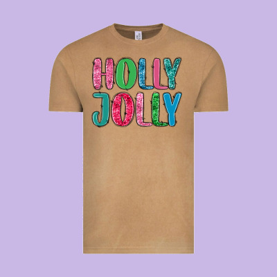Vintage Tee holly jolly