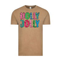 Vintage Coffee holly jolly Vintage Tee - MaliasSmallBusiness