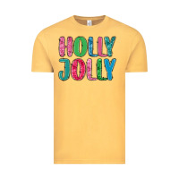Vintage Mustard holly jolly Vintage Tee - MaliasSmallBusiness