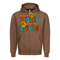 Chestnut aim higher dream bigger Zipper Hoodie - HRA Design Shop