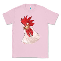 Bubblegum Pink silly chicken head Classic Tee - RanaPortraitStore