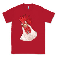 Red silly chicken head Classic Tee - RanaPortraitStore