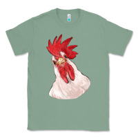Sage silly chicken head Classic Tee - RanaPortraitStore