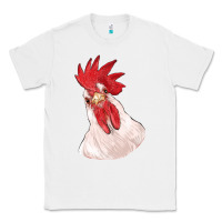 White silly chicken head Classic Tee - RanaPortraitStore